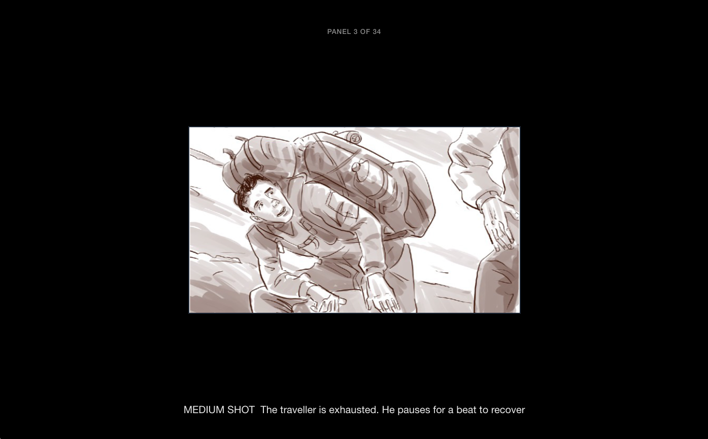 Storyboard Builder presentation mode