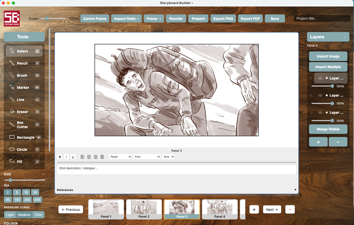 Storyboard Builder app